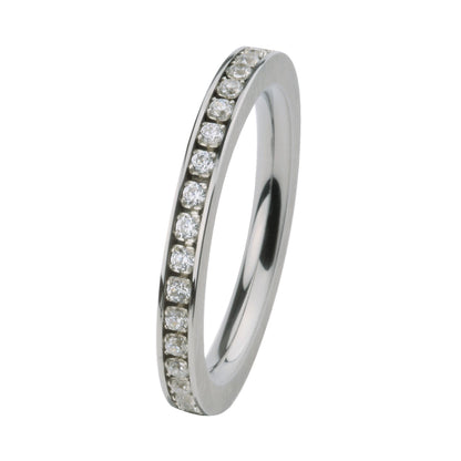 Ernstes Design Ring R265WH.57 Edelstahl