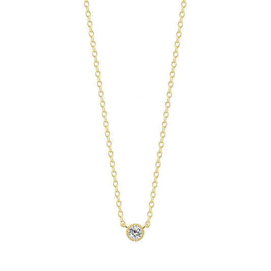 Xenox Damenkette XS10605G Silber vergoldet
