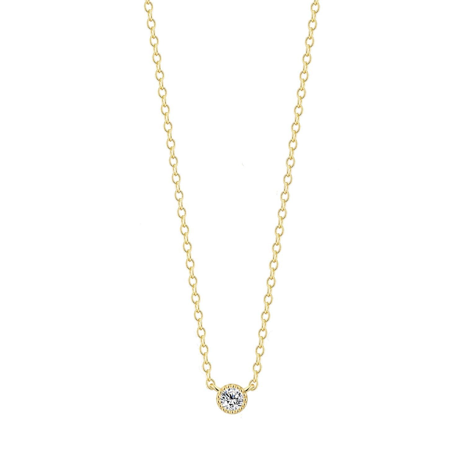 Xenox Damenkette XS10605G Silber vergoldet