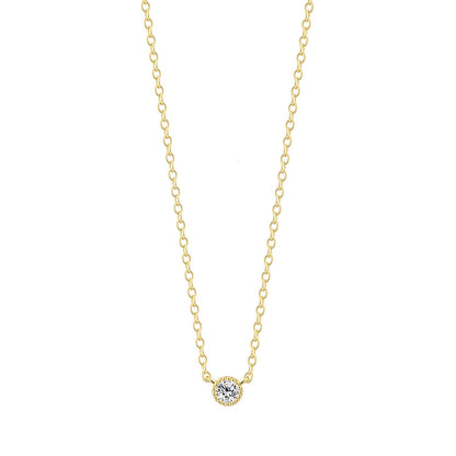 Xenox Damenkette XS10605G Silber vergoldet