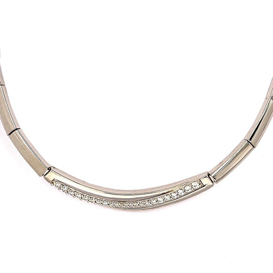 Damenkette S-02392C Silber