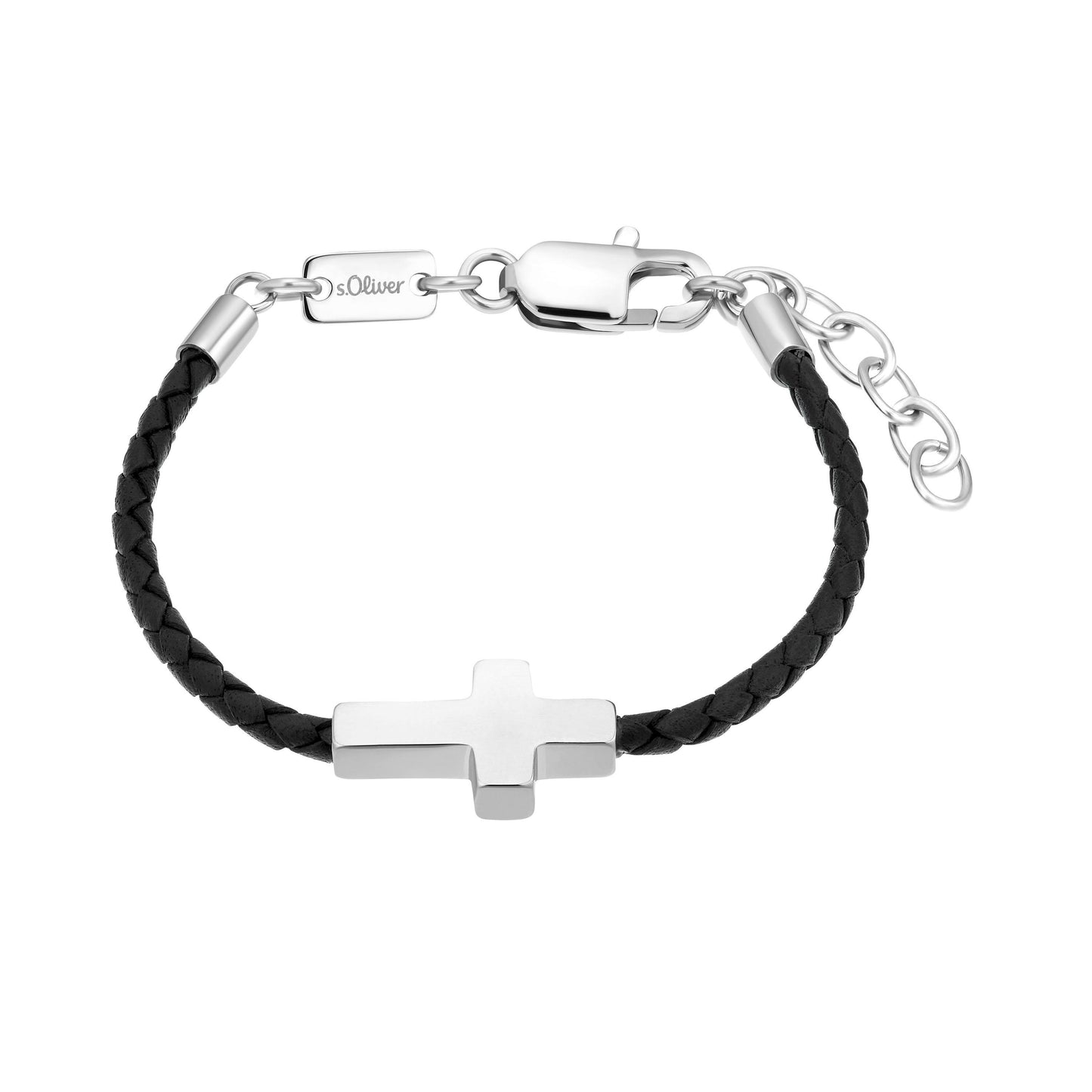 s.Oliver Kinderarmband 2036872 Leder/Edelstahl