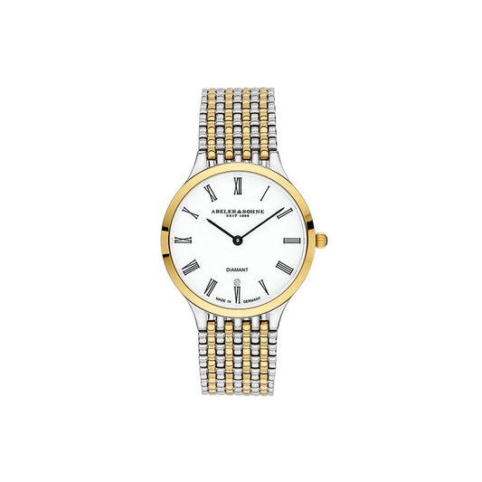 Abeler & Söhne Damenarmbanduhr AS3248 Edelstahl