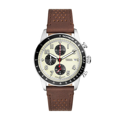 Fossil Herrenuhr FS6042 Lederband