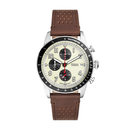 Fossil Herrenuhr FS6042 Lederband