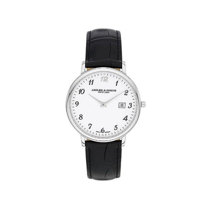 Abeler & Söhne Herrenarmbanduhr AS1311 Lederband