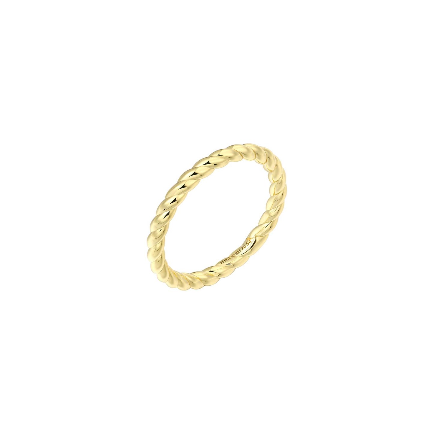 Xenox Damenring XS91805G/54 Silber vergoldet