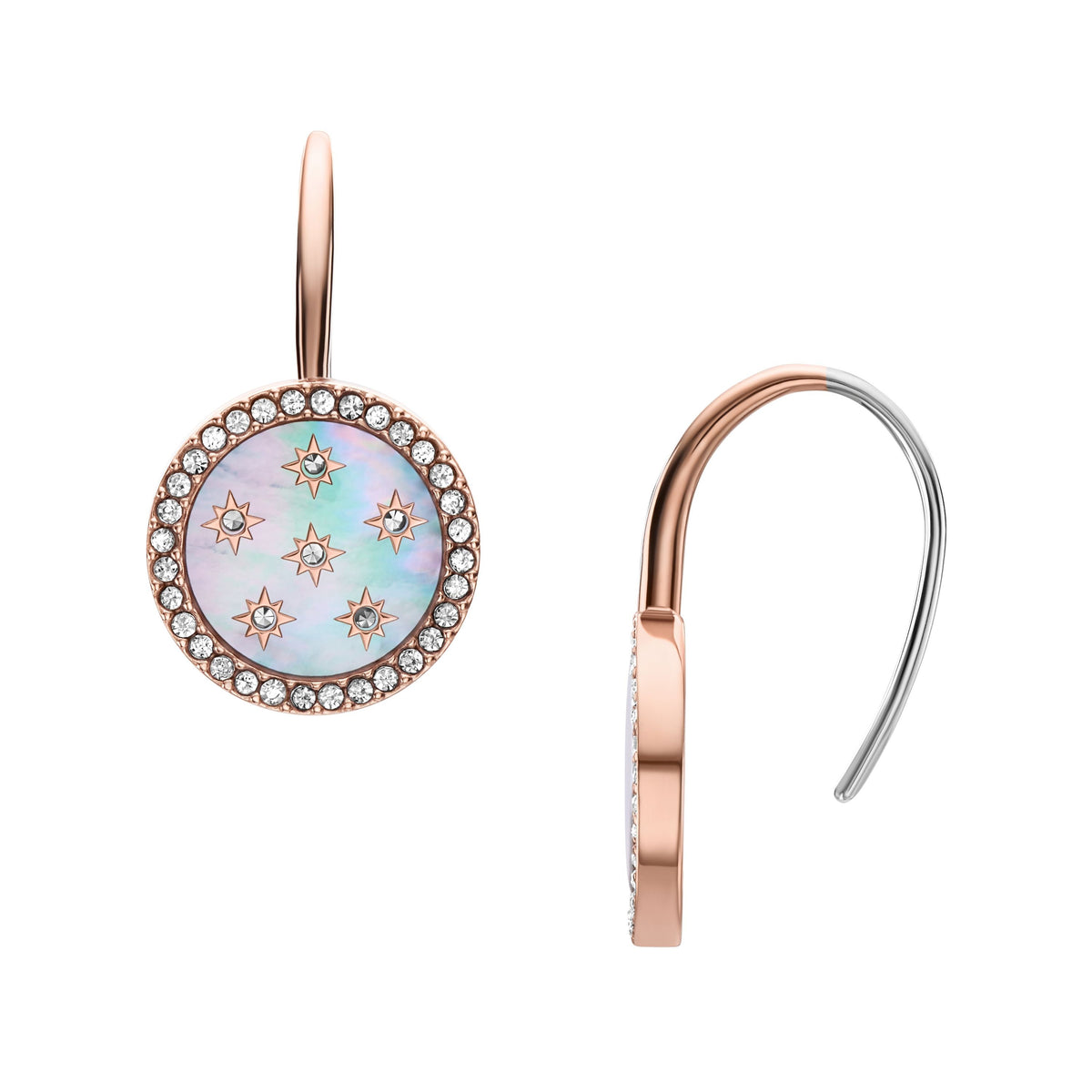 Fossil Ohrschmuck JF04938791 Edelstahl rose