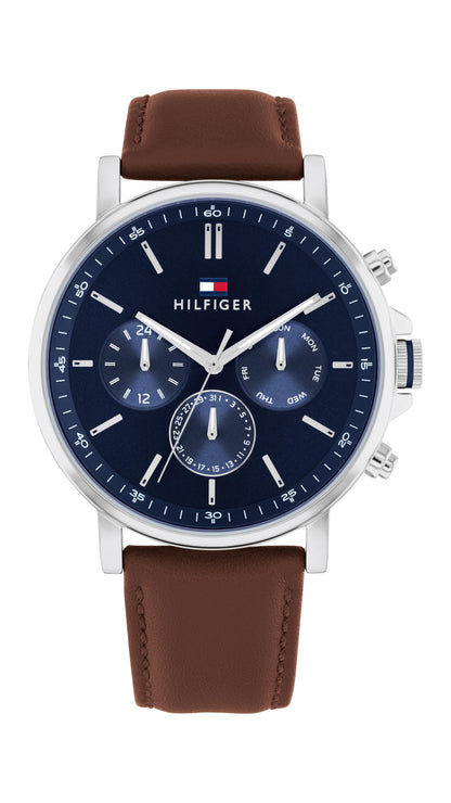 Tommy Hilfiger Herrenarmbanduhr 1710585 Lederband