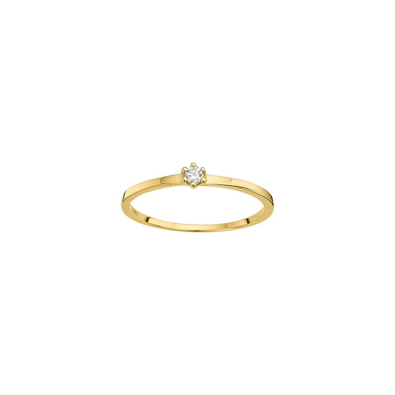 CEM Solitaire-/Antragsring BCRI6404C Gold