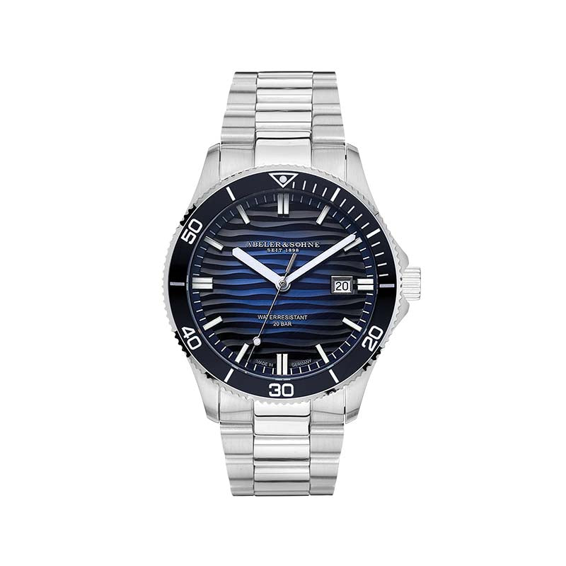 Abeler & Söhne Armbanduhr AS2083 Edelstahl