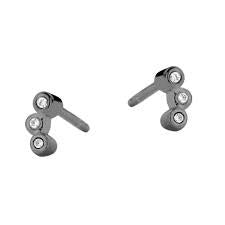 Spirit Icons Ohrschmuck 40573 Silber schwarz