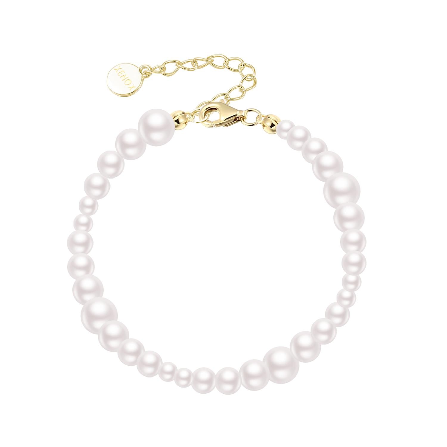 Xenox Damenarmband XS91738G Perle