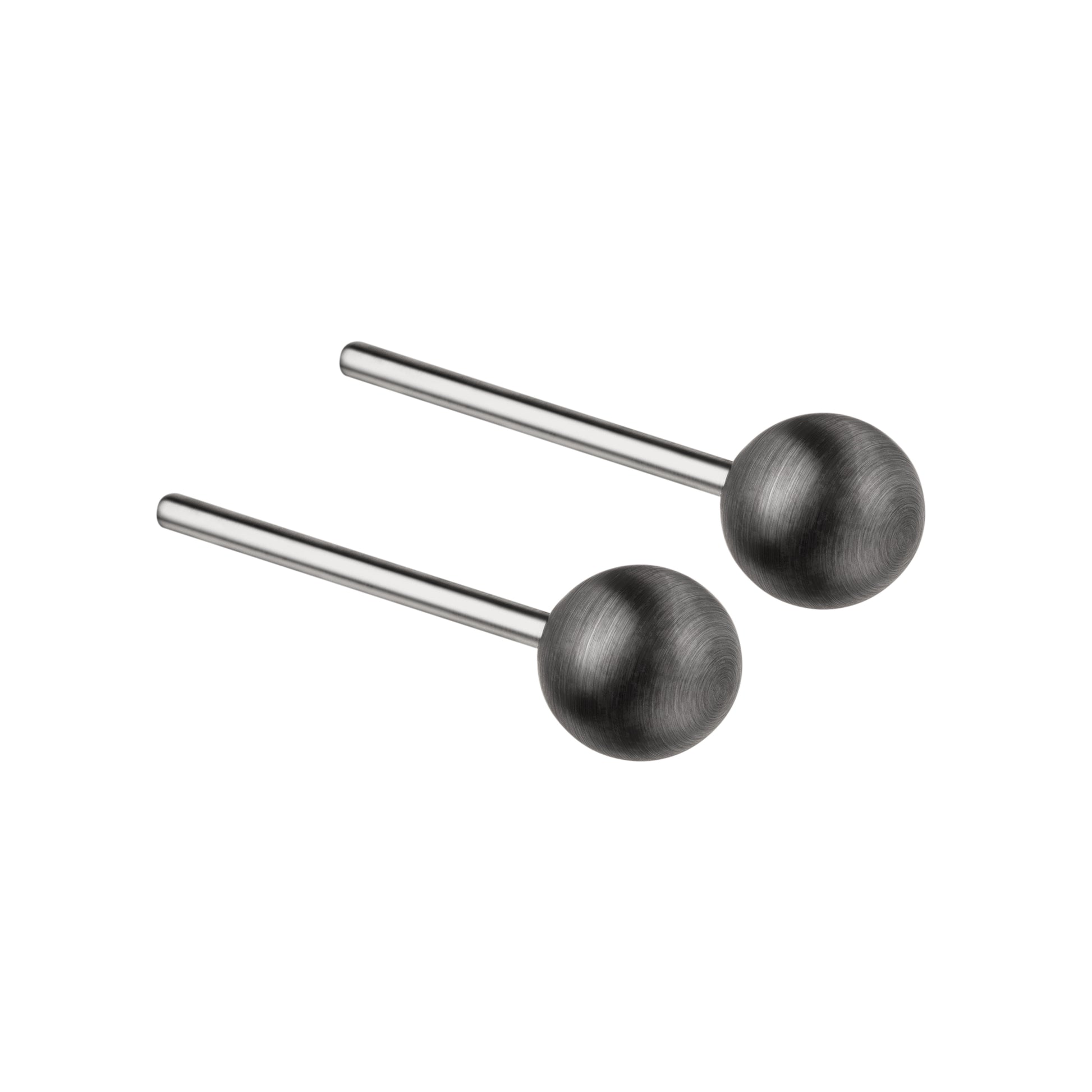 Ohrstecker, teilw. Schwarz bes