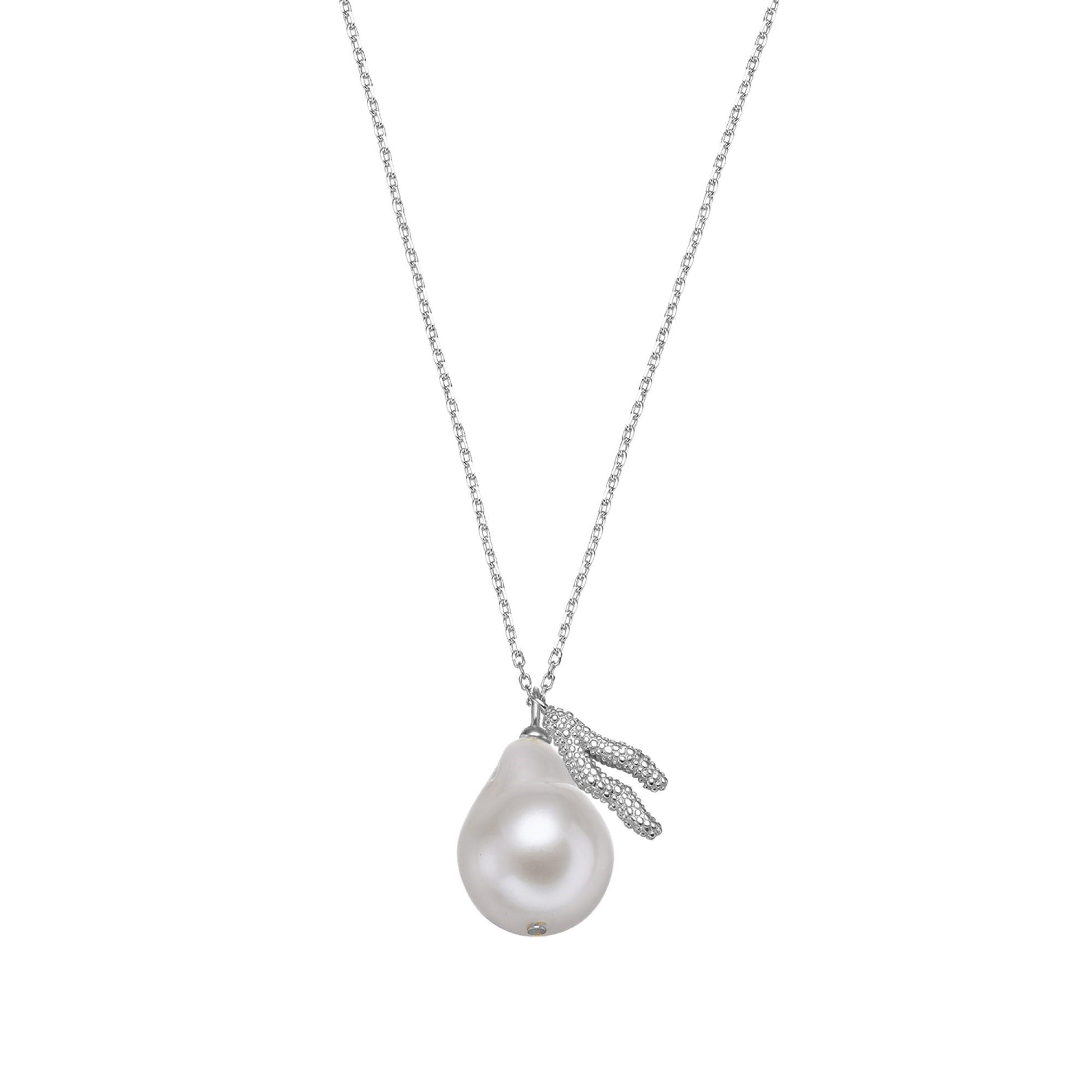 Xenox Kette Perle XS1977 Silber