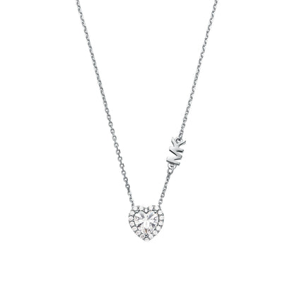 RHODIUM CLEAR CZ SILVER