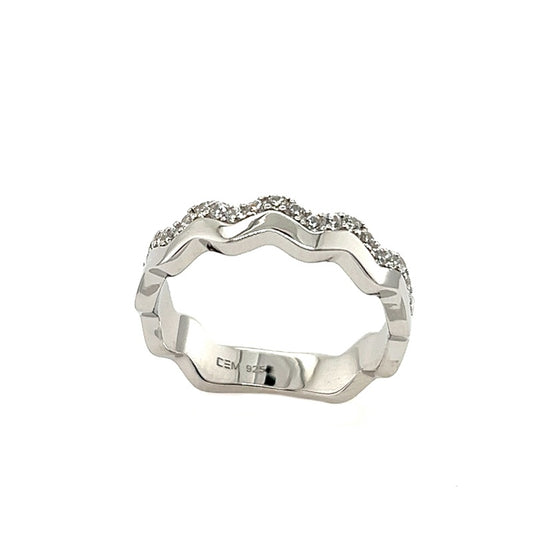 Damenring S-02210R Silber