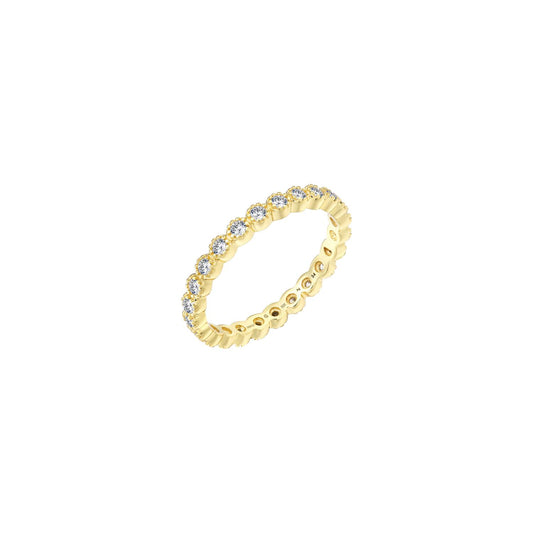 Xenox Damenring XS10611G/56 Silber vergoldet