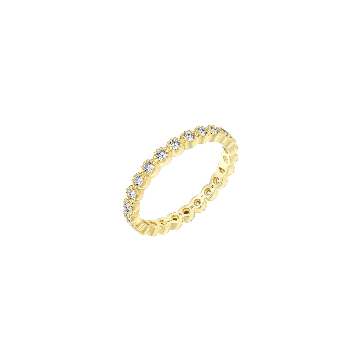 Xenox Damenring XS10611G/56 Silber vergoldet