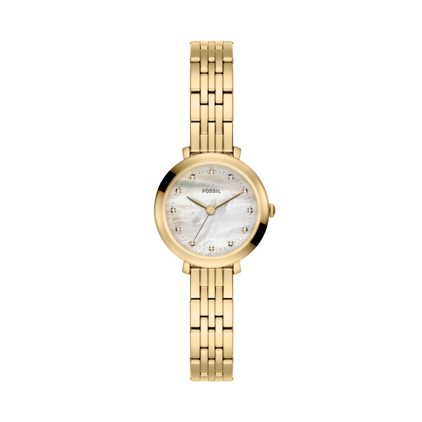 Fossil Armbanduhr ES5501 Edelstahl verg.