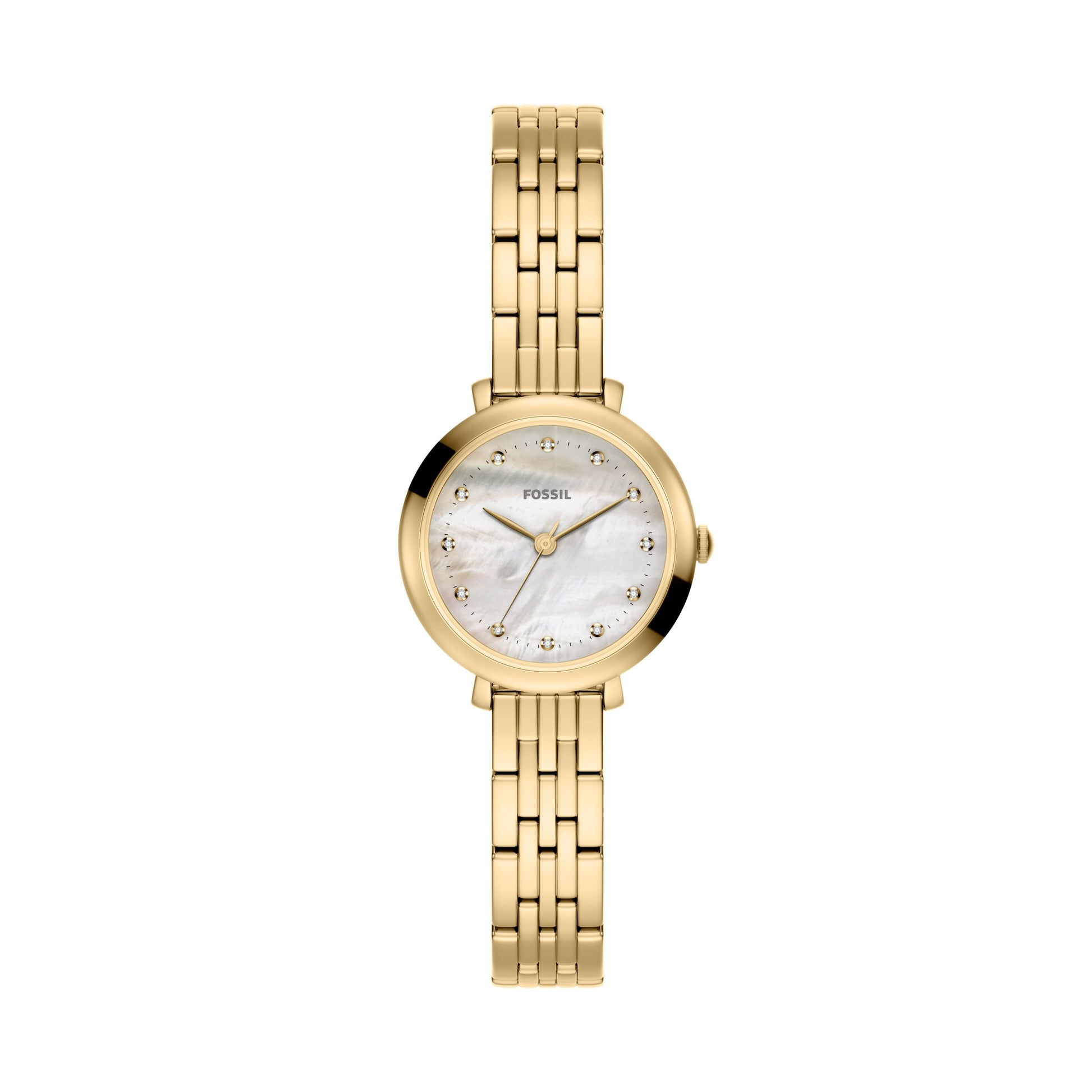 Fossil Armbanduhr ES5501 Edelstahl verg.