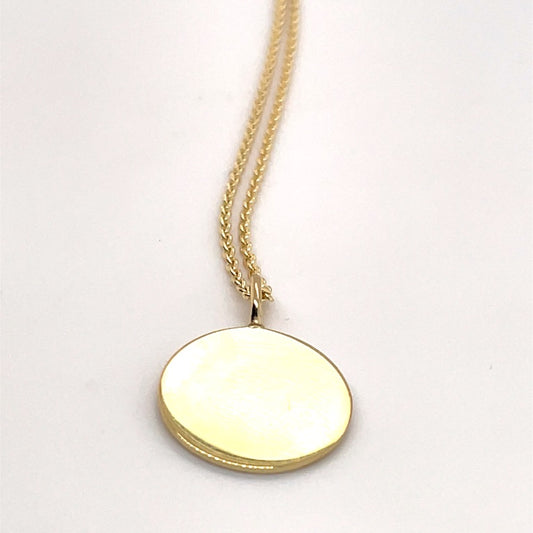 Kette mit Anhänger 89-5108311-585GG-42cm 585 Gold