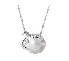 H-CO SI 925/- Zirkonia, Pearl