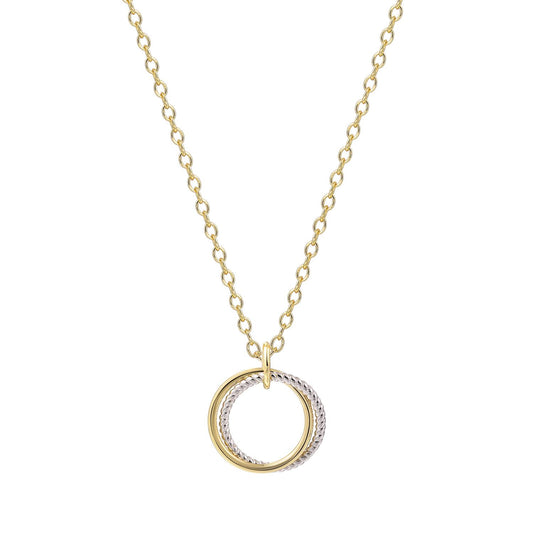 Xenox Damenkette XS91510G Silber vergoldet