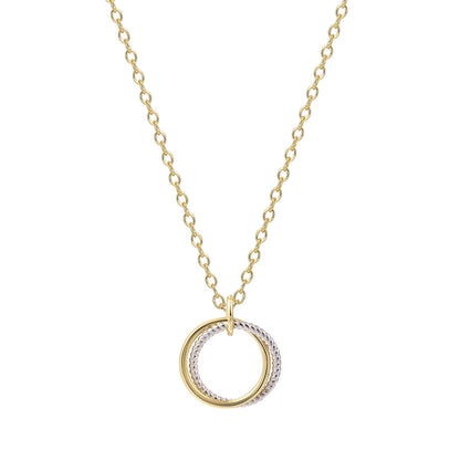 Xenox Damenkette XS91510G Silber vergoldet