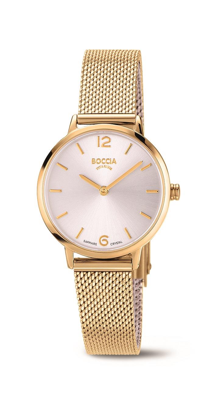 Boccia Damenarmbanduhr 3345-03 Edelstahl
