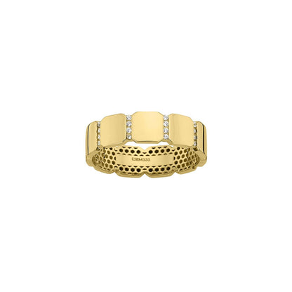 CEM Damenring Mehrsteiner G3-01321R Gold 333