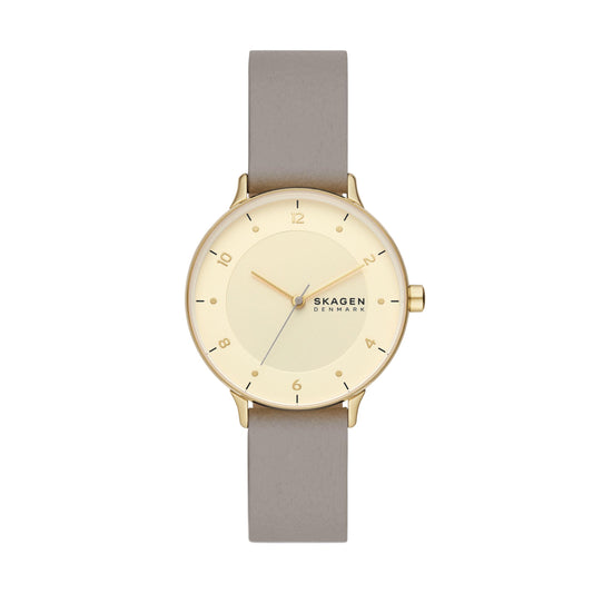 SKAGEN Armbanduhr SKW3091 Lederband