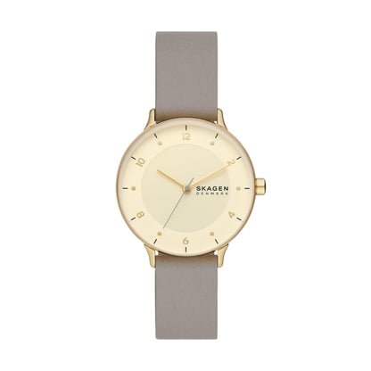 SKAGEN Armbanduhr SKW3091 Lederband