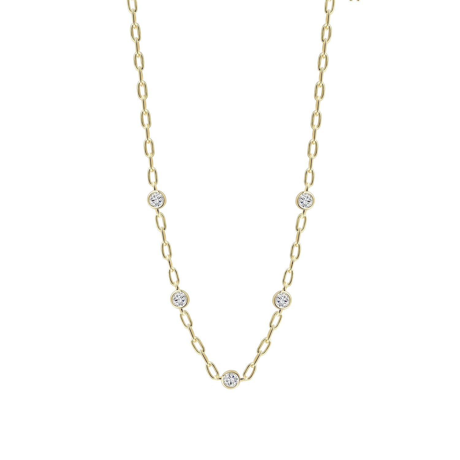 Xenox Halsschmuck XS91891G Silber verg.