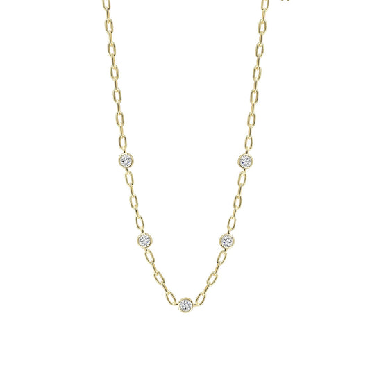Xenox Halsschmuck XS91891G Silber verg.