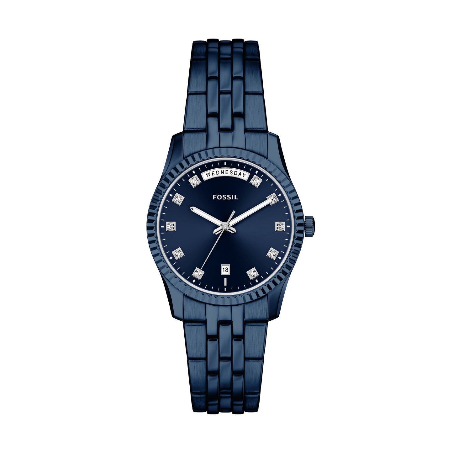 Fossil Armbanduhr ES547 Edelstahl