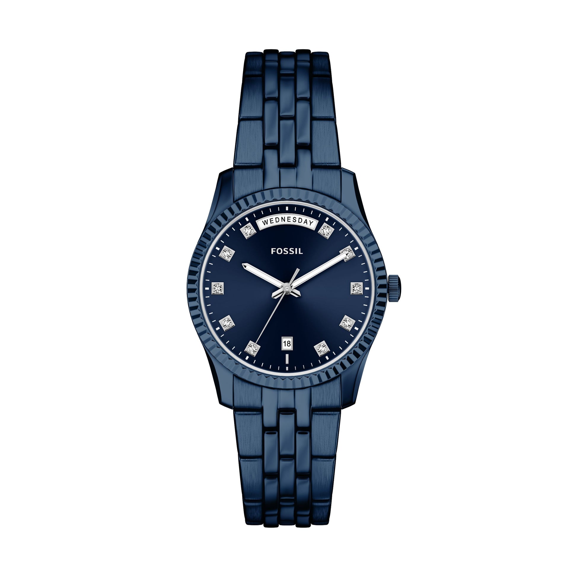 Fossil Armbanduhr ES547 Edelstahl