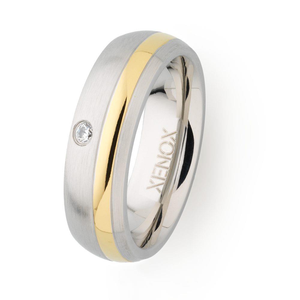 Xenox Ring X1681/56 Edelstahl