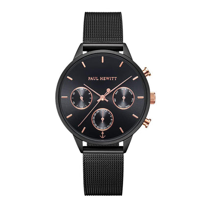 Paul Hewitt Uhr PH002811-38S Edelstahl geschwärzt