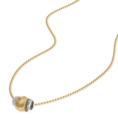Fossil Halsschmuck JF04993998 Edelstahl vergoldet