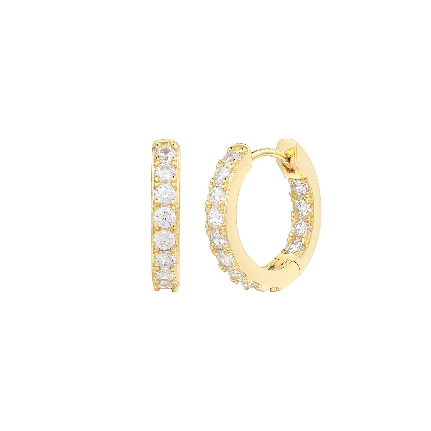 Xenox Ohrschmuck XS10352G Silber vergoldet