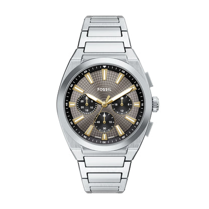 Fossil Armbanduhr FS6128 Edelstahl