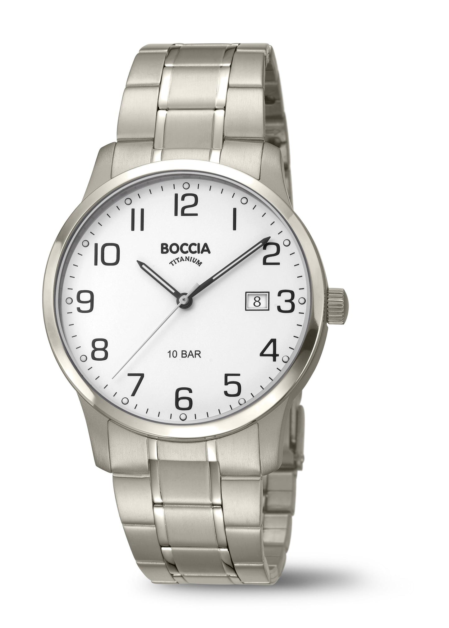 Boccia Herrenarmbanduhr 3621-03 Edelstahl