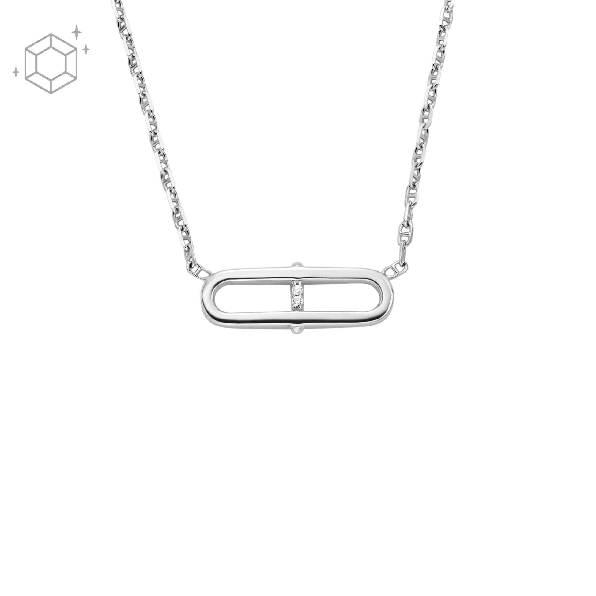 Fossil Halsschmuck JFS00636040 Silber 925