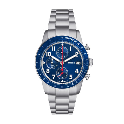 Fossil Herrenarmbanduhr FS6047 Edelstahl