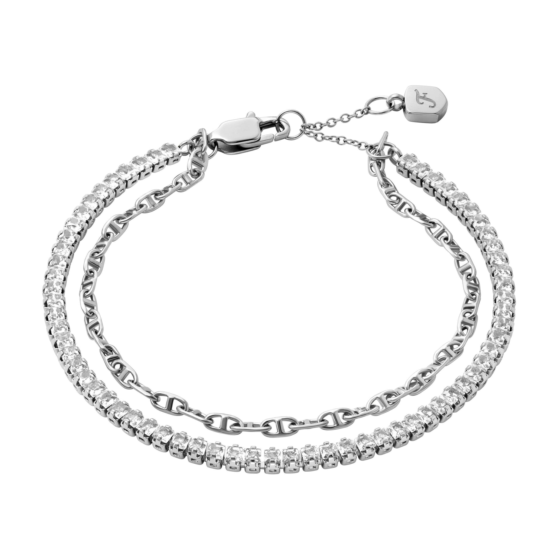 Fossil Damenarmband JA7273040 Edelstahl