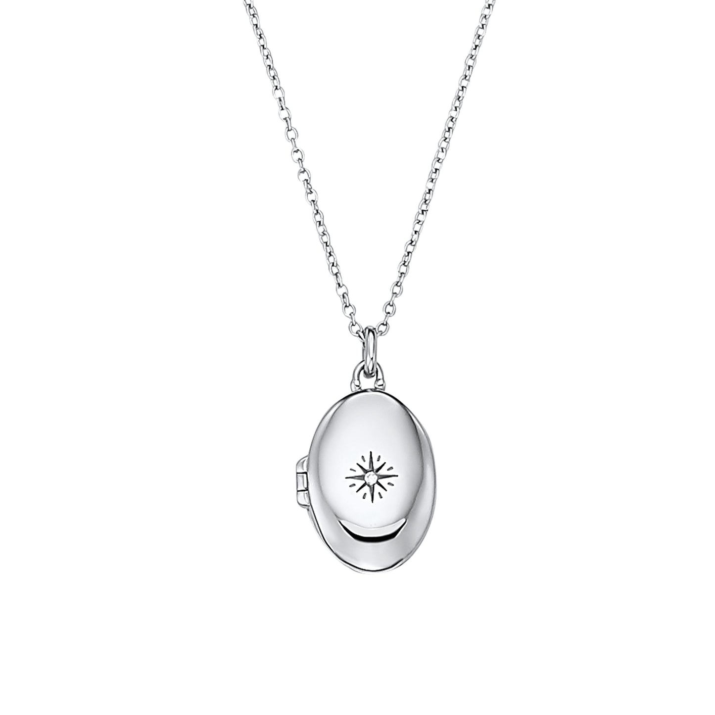 S.Oliver Halsschmuck 2034316 Medaillon Silber 925