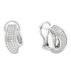 Ohrschmuck,rhodiniert Silber