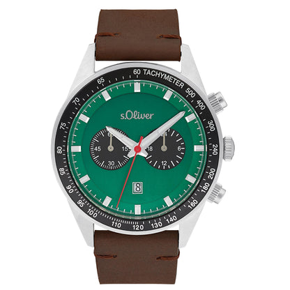 s.Oliver, Herrenuhr, 2033496, Edelstahl
