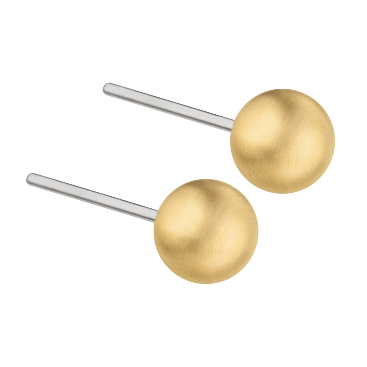 Ernstes Design Ohrstecker E288 Edelstahl vergoldet